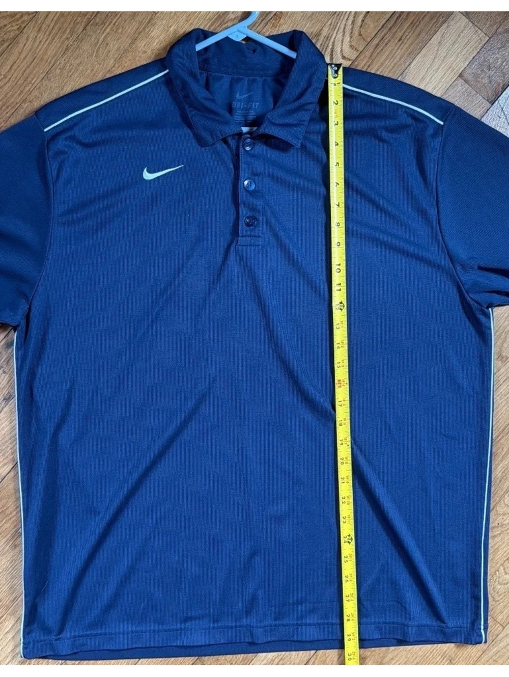 XL - Men - Nike Dri-FIT Polo Shirt Navy Blue